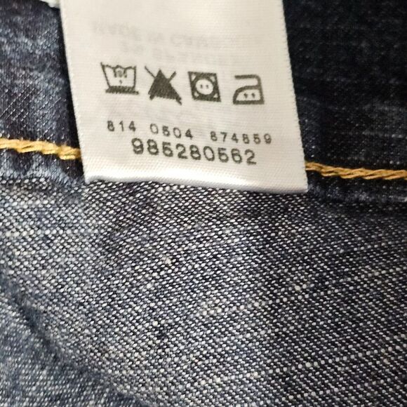 Levis Strauss Signature Jeans Women's 4 Blue Stretch Mid Rise Bootcut Denim EUC - Picture 8 of 13